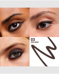 MAKE UP FOR EVER - Aqua Resist Color Pencil Waterproof Eyeliner Cool Ebony Matte