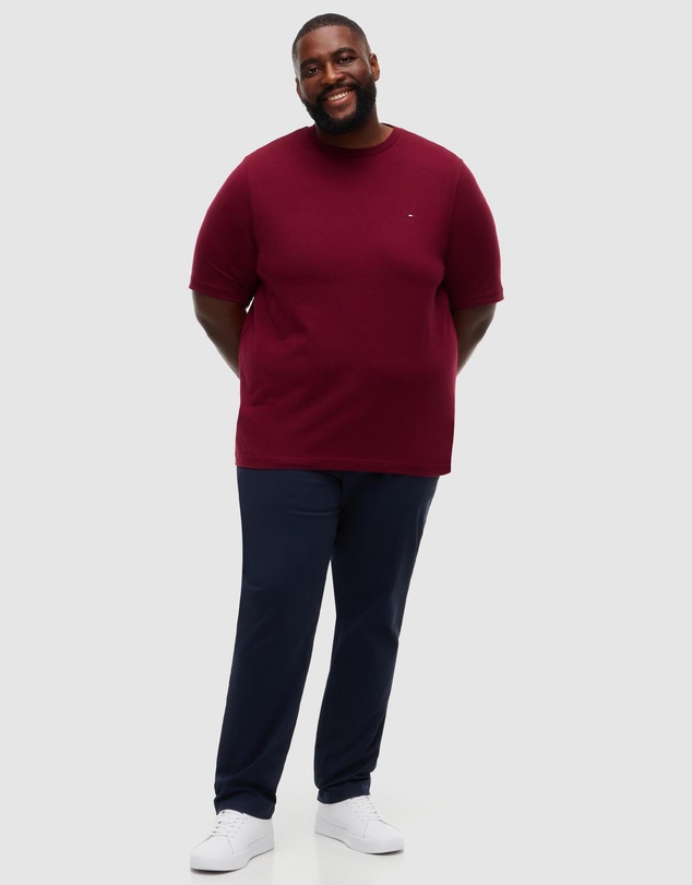 Tommy Hilfiger - Big Tall Essential Reg Fit Solid Tee-B