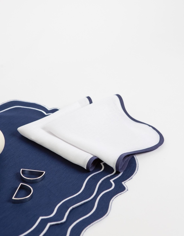 Tablescaped - All About Navy - Set of 4 Placemats