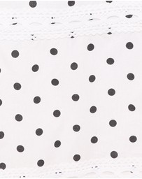 Petal & Pup - Lucia Tiered Midi Skirt - White Polka Dot