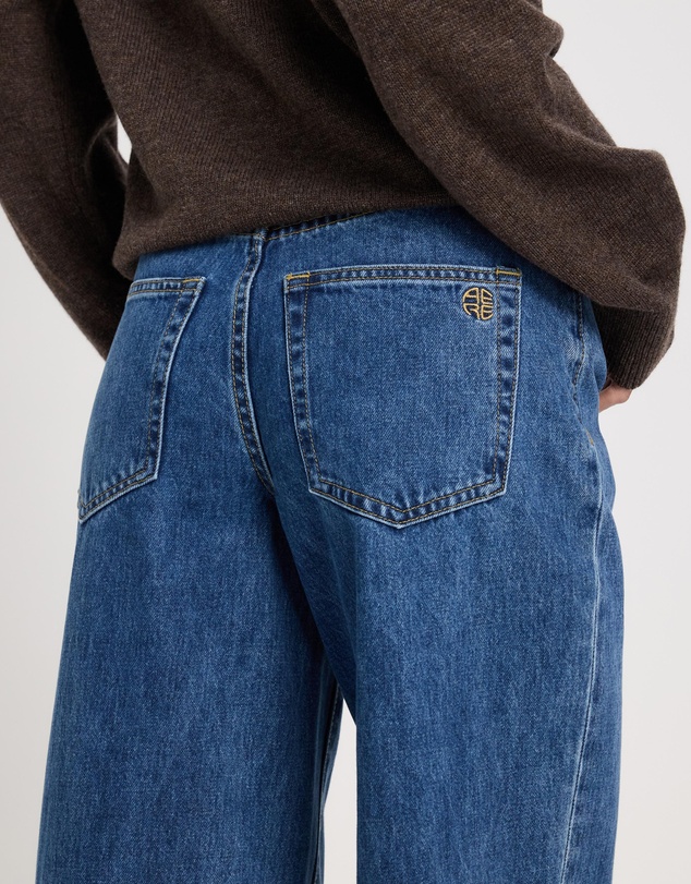 AERE - High Rise Wide Leg Jeans