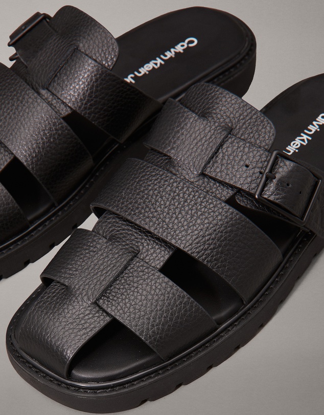 Calvin Klein - Leather Fisherman Sandals