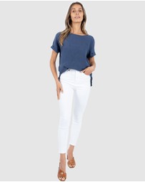 CAMIXA - Teena Linen T-shirt Top
