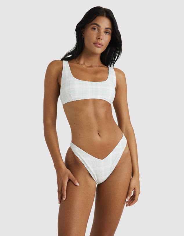 RVCA - Summer Plaid Scooped Bralette