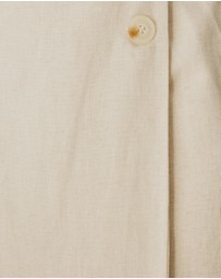 Atmos&Here - Alva Linen Blend Wrap Midi Skirt