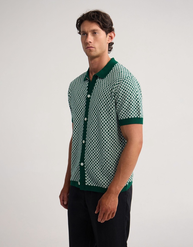 Oxford - Jacob Jacquard Polo