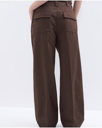 UNISON - Cotton Pleat Front Pant