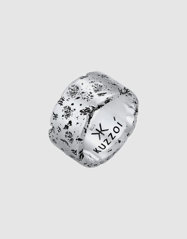 Kuzzoi - ICONIC EXCLUSIVE - Wide Band Ring in 925 Sterling Silver