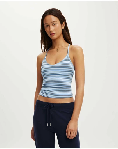 Cotton On Body Active - Ultra Smooth V Neck Racer Back Tank