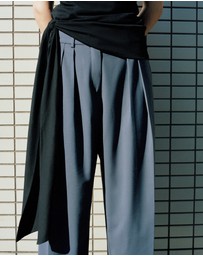 M.N.G - Straight Wool Suit Trousers