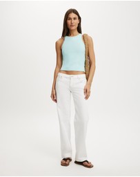 Cotton On - Goldie Rib High Neck Tank