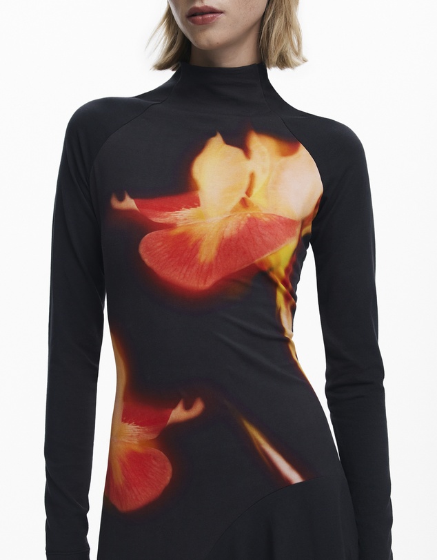 Desigual - Asymmetric fitted dress