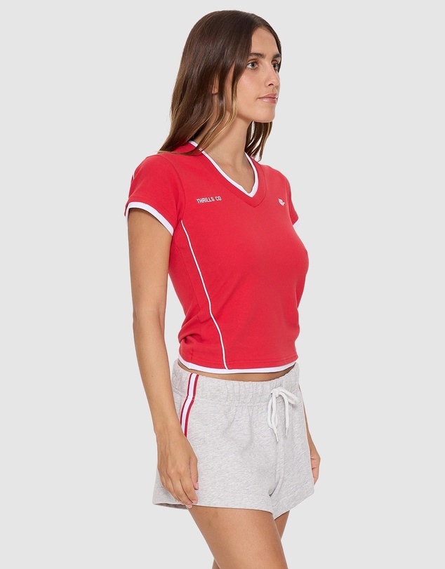 Thrills - Tournament Of Roses V Neck Club T-Shirt