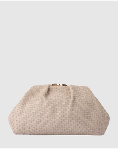 Olga Berg - Martinique Woven Clutch