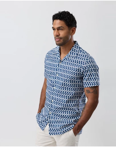Brooksfield - Casual Shirt Short Sleeve
