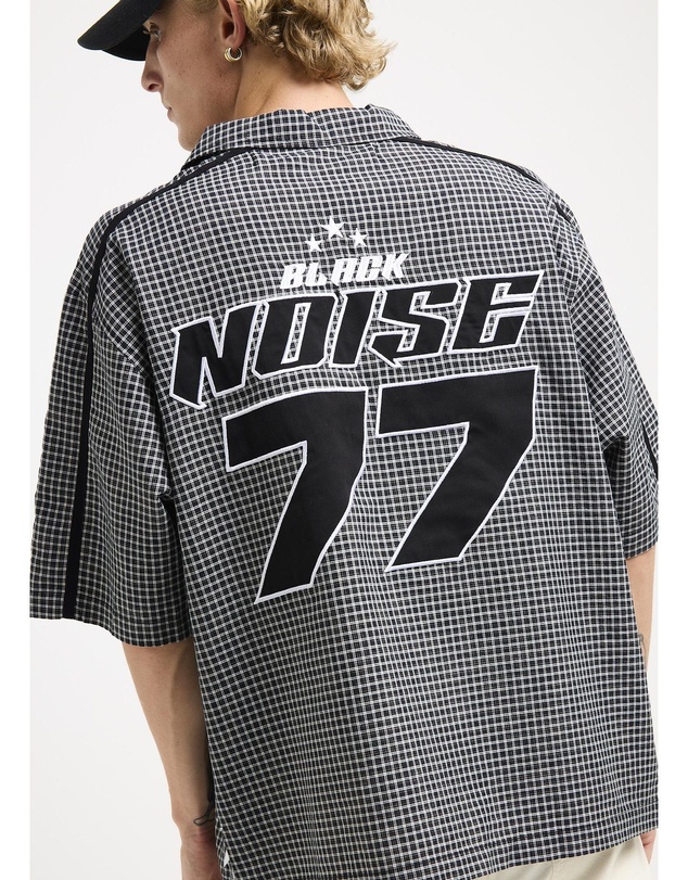Black Noise White Rain - Noise Short Sleeve Shirt