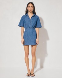 MON RENN - Indigo Denim Mini Dress