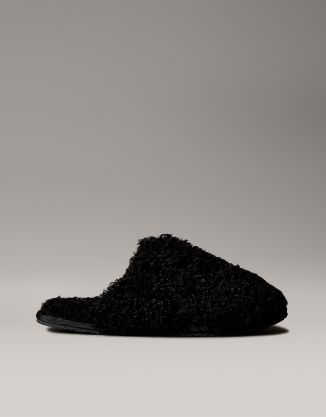 Calvin Klein - Faux Shearling Sherpa Slippers