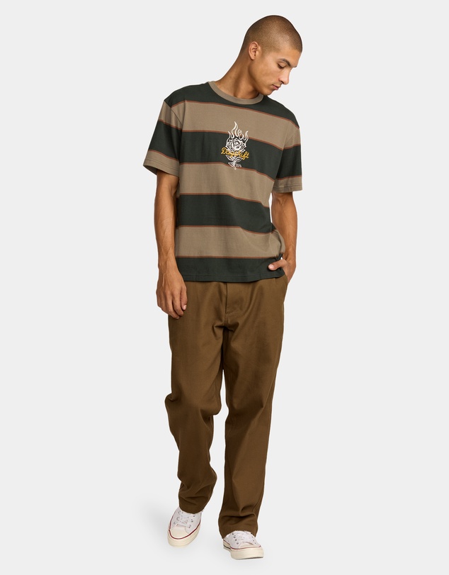 RVCA - Mens KSL Stripe T-Shirt