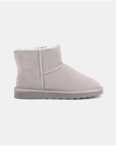 AusWooli Ugg Boots - Bondi Sheepskin Signature Short Ankle Boots