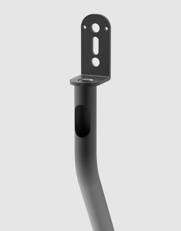 iWorld - Kanto SLH Universal Height Adjustable Speaker Stands for Satellites up to 4.1 kg - Black, Pair