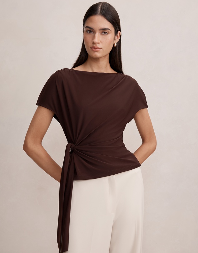 Forever New - Celine Tie Detail Top