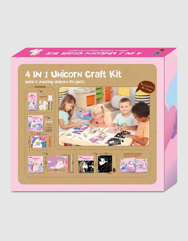 Avenir - 4 in 1 Unicorn Craft Kit