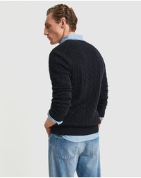 Gant - Cotton Cable Crew Neck Knit