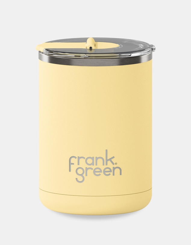 Frank Green - 12oz Ceramic Coffee Cup with Hinged Screw Lid