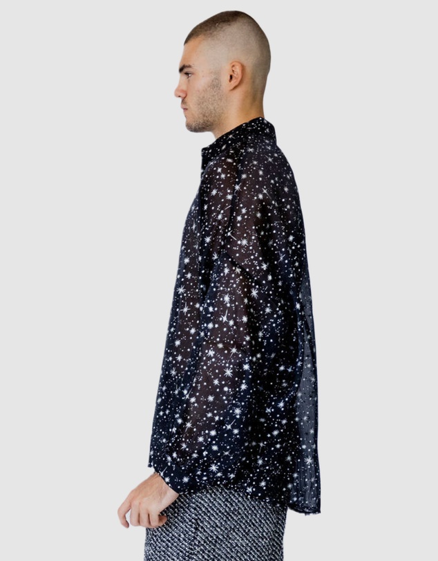 Justin Cassin - Starboy Star Sheer Shirt