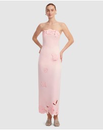 LEO LIN - Rayna Applique Bustier Maxi Dress