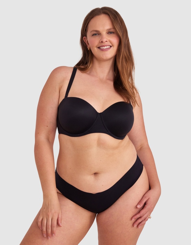 Bras N Things - Body Bliss Full Cup Strapless Bra - Black