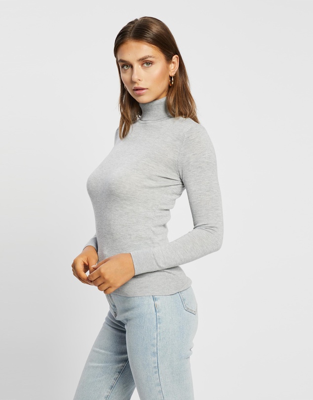 Atmos&Here - Kate Wool Blend Turtle Neck Knit Jumper