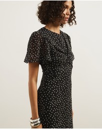 Atmos&Here - Maxine Twist Front Midi Dress
