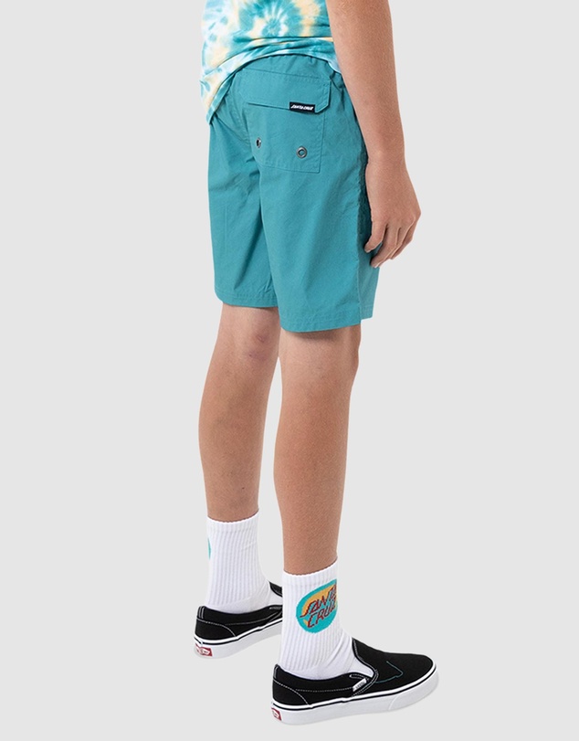 Santa Cruz - MFG Cruzier Solid Beach Shorts - Teens