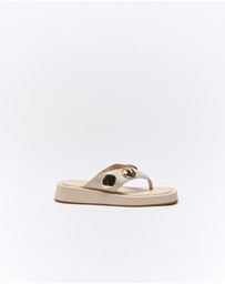 Goldie The Label - Boston Leather Slide
