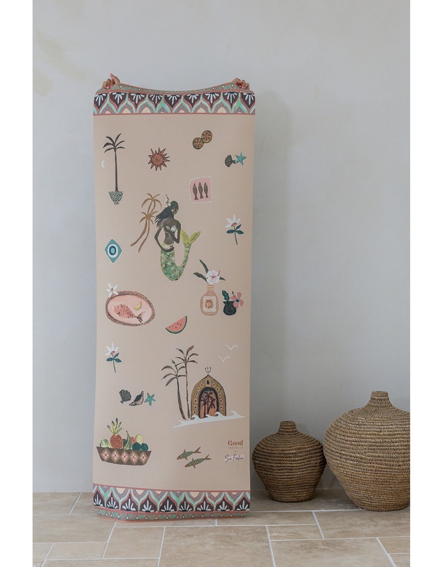 Good Throw Co - Premium Yoga Mat Sea Song Mermaid
