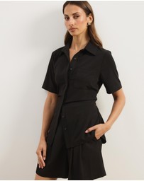 Atmos&Here - Aveline Tie Back Shirt