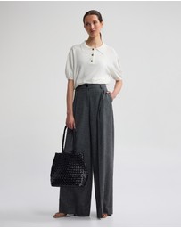 Oxford - Rose Polo Knitted Top