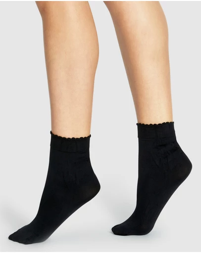 Levante - 5 Pair Pack Ritz Opaque Anklet