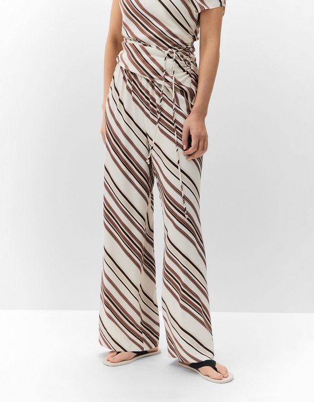 UNISON - Stripe Pull On Pant