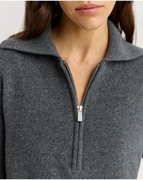 Toorallie - Relaxed Longline Zip Polo
