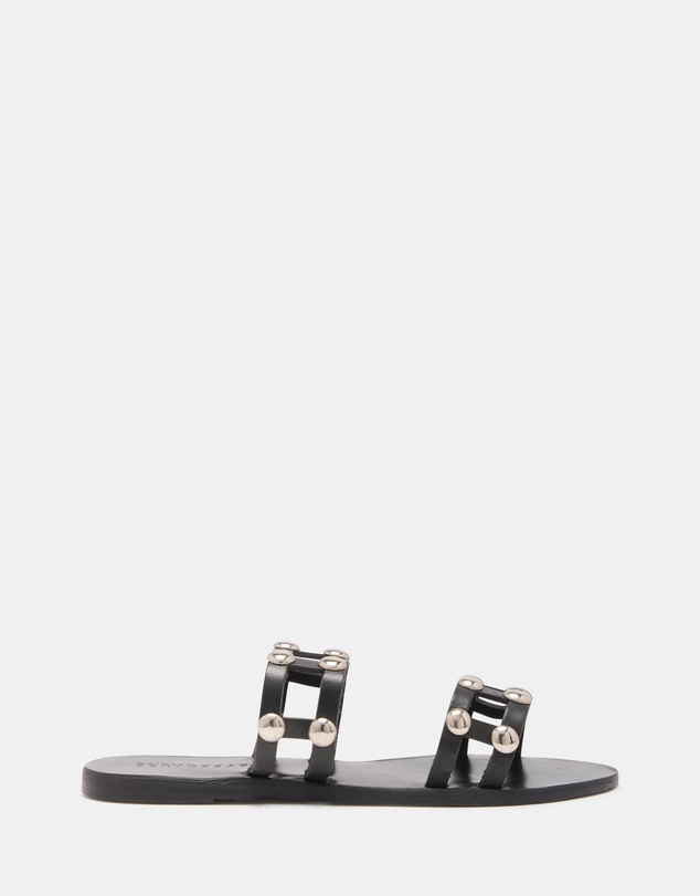 Just Because - Salacete Leather Flat Sandals