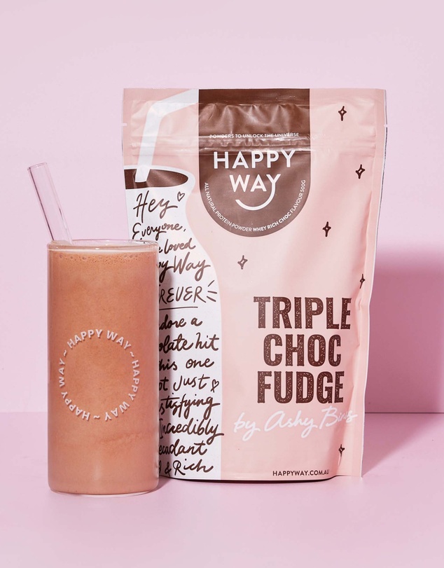 Happy Way - Ashy Bines Triple Choc Fudge Whey Protein Powder