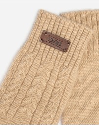 Ozwear Connection Uggs - Ugg Cable Knit Pure Cashmere Touch Screen Gloves