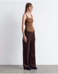 & Other Stories - Wide-Leg Corduroy Trousers