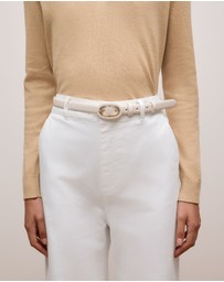 Trenery - Onna Belt in Marshmallow
