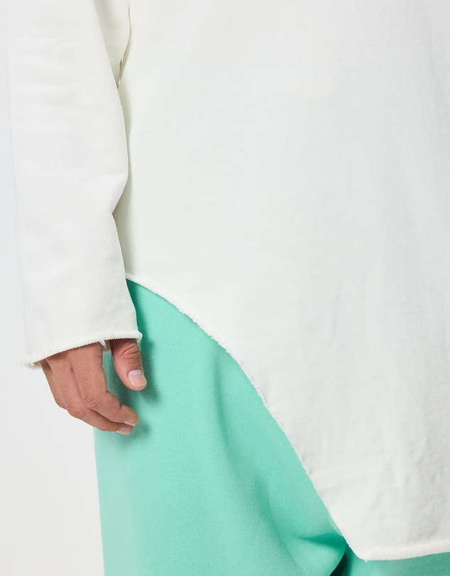 Surrounded By Ghosts - The Phenakite French Terry Assymetrical Hem Jumper