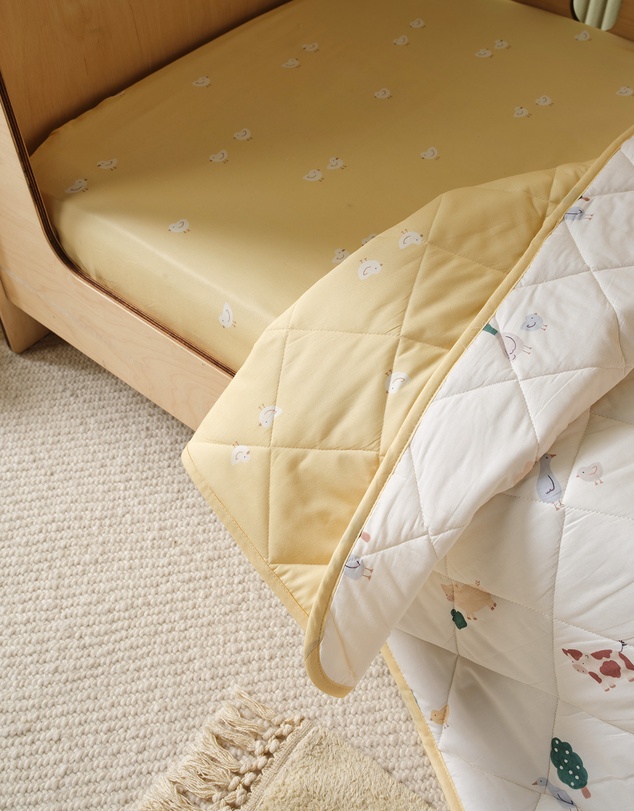 Linen House Kids - Mini Farm Cot Coverlet