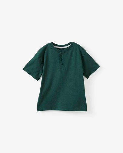 Cotton On Kids - Slub Henley Tee